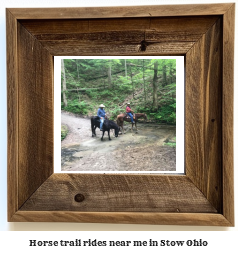 horse trail rides near me in Stow, Ohio